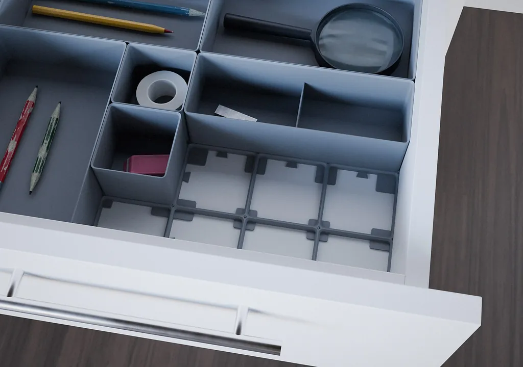 Baseplate system. Anchor free-standing layouts to a printable baseplate while leaving unused space open.