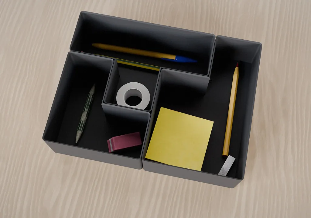 Module verbinden. Verbinde benachbarte Module zu einem, um Filament und Druckzeit zu sparen. Danach ordnet CubeOn die Module auf den Platten deines Druckers an.